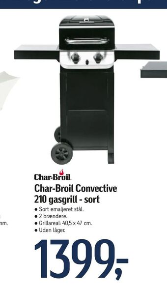 Føtex Char-Broil Convective 210 gasgrill - sort tilbud