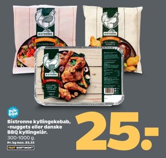 Netto Bistronne kyllingenuggets tilbud