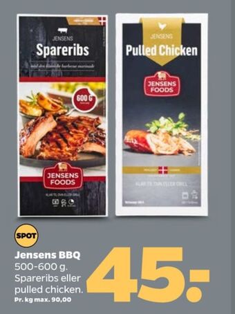 Netto Jensens spareribs tilbud