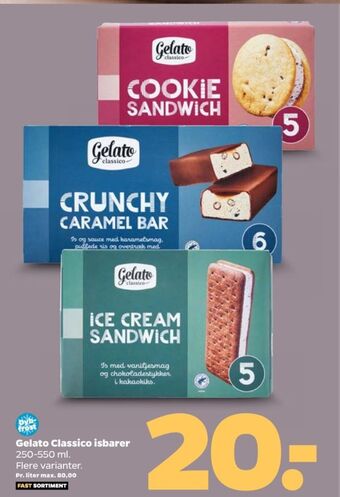 Netto Gelato classico issnacks tilbud