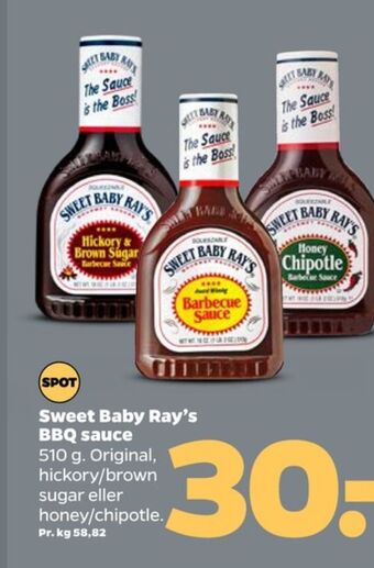 Netto Sweet baby rays sauce flydende tilbud