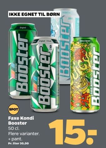 Booster energidrik