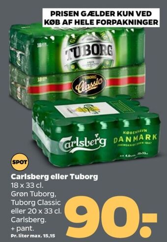 Netto Grøn øl tilbud