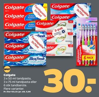 Netto Colgate tandpasta tilbud