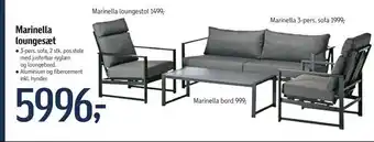 Føtex Marinella loungesæt tilbud