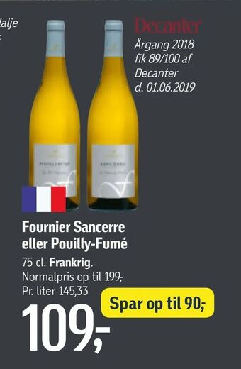 Føtex Fournier Sancerre eller Pouilly-Fumé tilbud