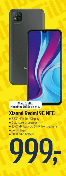 Føtex Xiaomi Redmi 9C NFC tilbud