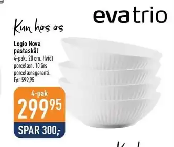 Imerco Legio nova pastaskål 4-pak tilbud