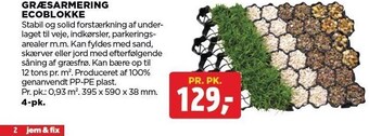 Græsarmering ecoblokke