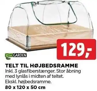jem & fix Telt tilhøjedsramme tilbud