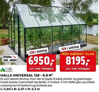 jem & fix Halls universal 128 - 9,9 m2 tilbud