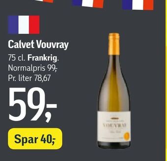 Føtex Calvet Vouvray tilbud