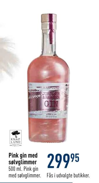 Imerco Pink gin med sølvglimmer tilbud