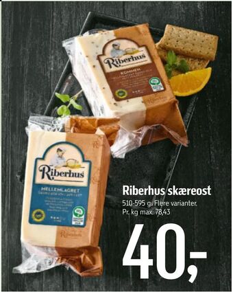 Føtex Riberhus skæreost tilbud