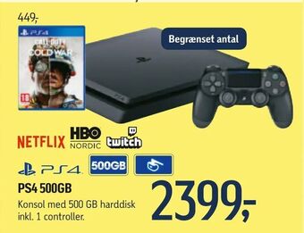 Føtex Ps4 500gb tilbud