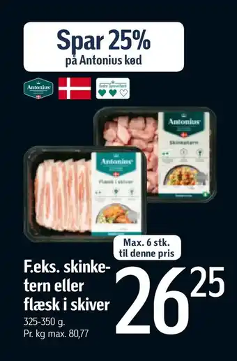 Skinketern eller flæsk i skiver