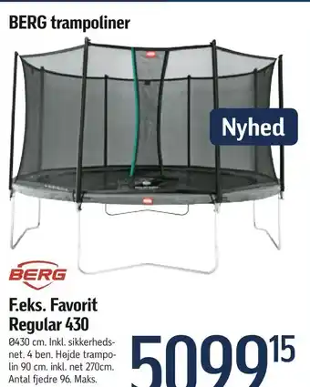 Føtex BERG trampoliner tilbud