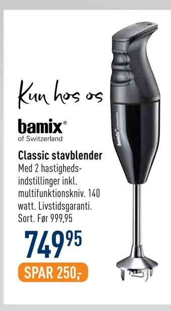 Imerco Classic stavblender tilbud