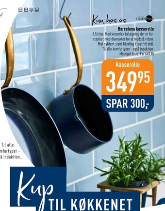 Imerco Barcelona kasserolle tilbud