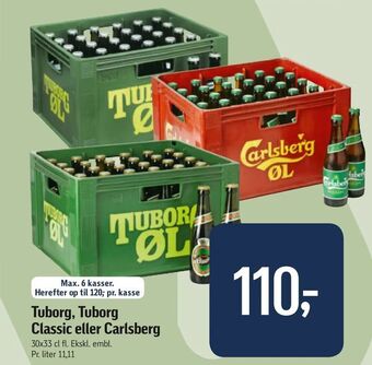 Føtex Tuborg, Tuborg Classic eller Carlsberg tilbud