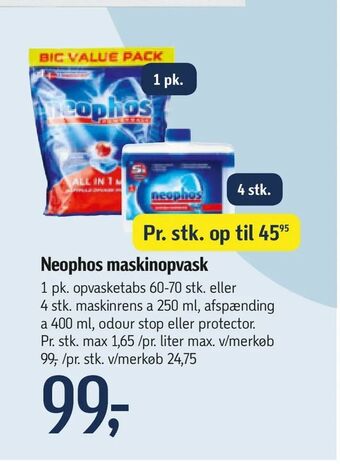 Føtex Neophos maskinopvask tilbud