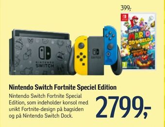 Føtex Nintendo Switch Fortnite Speciel Edition tilbud