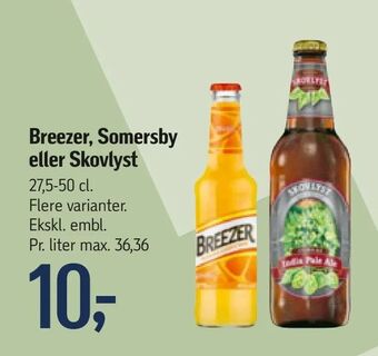 Føtex Breezer, Somersby eller Skovlyst tilbud