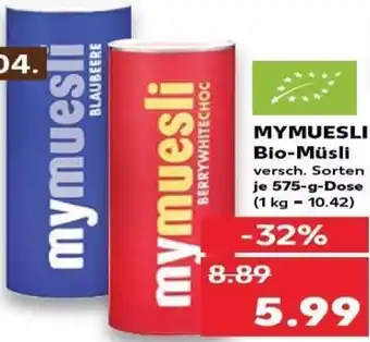 Kaufland Mymuesli Bio-Müsli 575-g tilbud
