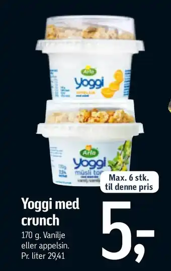 Føtex Yoggi med crunch tilbud