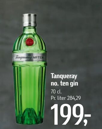 Føtex Tanqueray no. ten gin tilbud