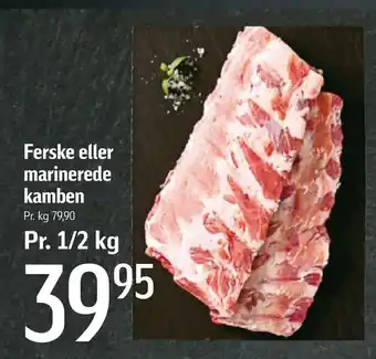 Føtex Ferske eller marinerede kamben tilbud