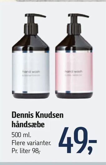 Føtex Dennis Knudsen håndsæbe tilbud