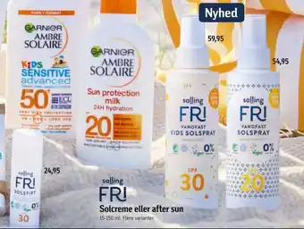 Føtex Solcreme eller after sun tilbud