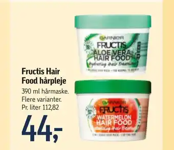 Føtex Fructis Hair Food hårpleje tilbud