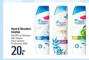 Føtex Head & Shoulders hårpleje tilbud