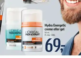 Føtex Hydra Energetic creme eller gel tilbud