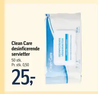 Føtex Clean Care desinficerende servietter tilbud