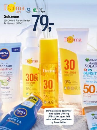 Føtex Solcreme tilbud