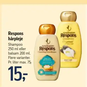 Føtex Respons hårpleje tilbud