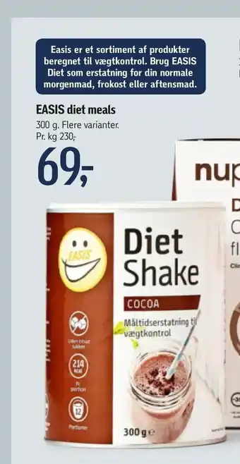 EASIS diet meals