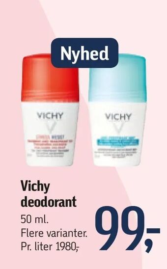 Føtex Vichy deodorant tilbud