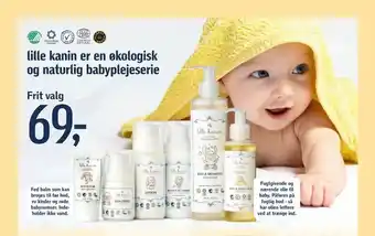 lille kanin er en økologisk og naturlig babyplejeserie