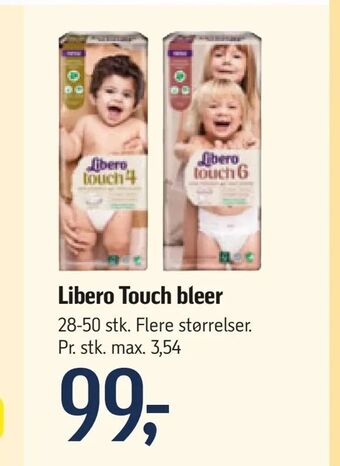 Føtex Libero Touch bleer tilbud