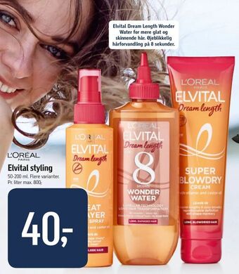 Føtex Elvital styling tilbud