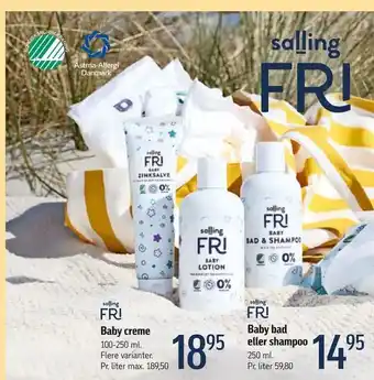 Føtex Baby creme tilbud