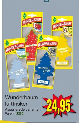 Harald Nyborg Wunderbaum luftfrisker tilbud