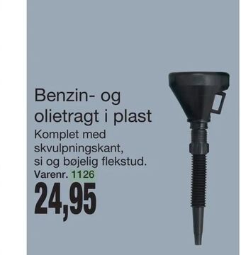 Harald Nyborg Benzin- og olietragt i plast tilbud