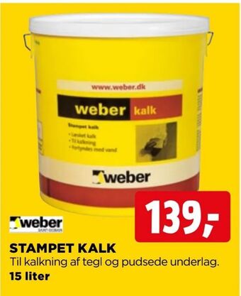 jem & fix Stampet kalk tilbud