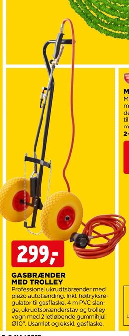 jem & fix Gasbrænder med trolley tilbud