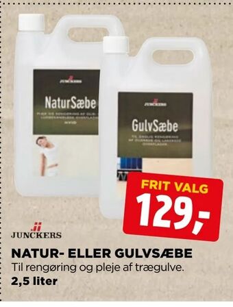 jem & fix Natur- eller gulvsæbe tilbud